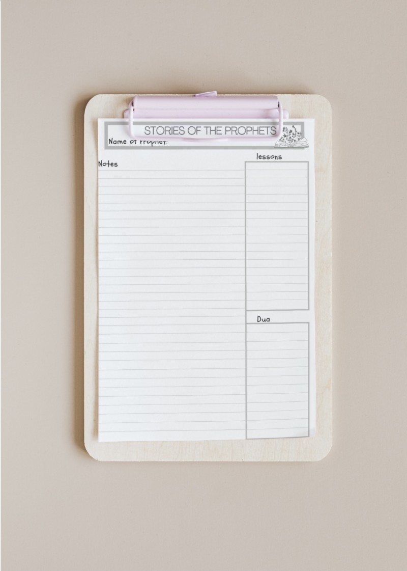 Templates for Islam study and productivity