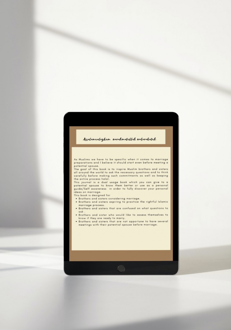 The marriage interview journal