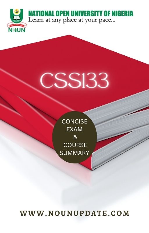 CSS133 SUMMARY