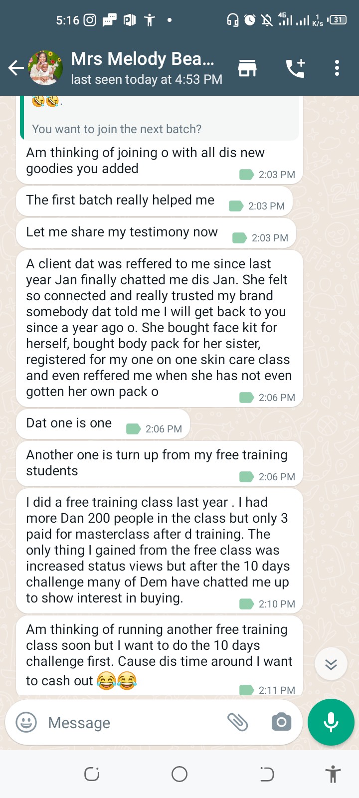 Customer review 1