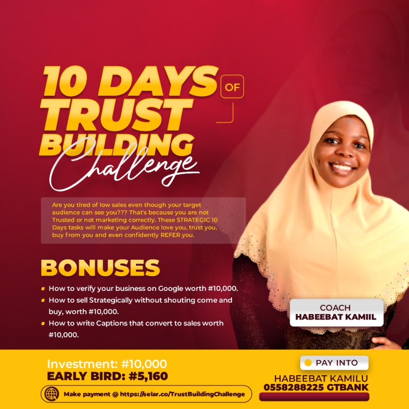 10 DAYS OF TRUST BUILDING CHALLENGE