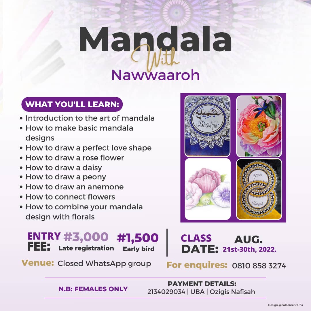 Buy Mandala With Online Course By Nafeesah Bnt Asad On Selar Buy mandala with online course by nafeesah bnt asad on selar