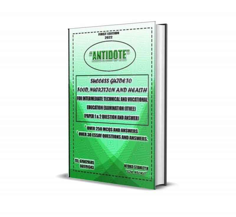 "ANTIDOTE" SUCCESS GUIDE TO FOOD, NUTRITION & HEALTH FOR ITVEE.