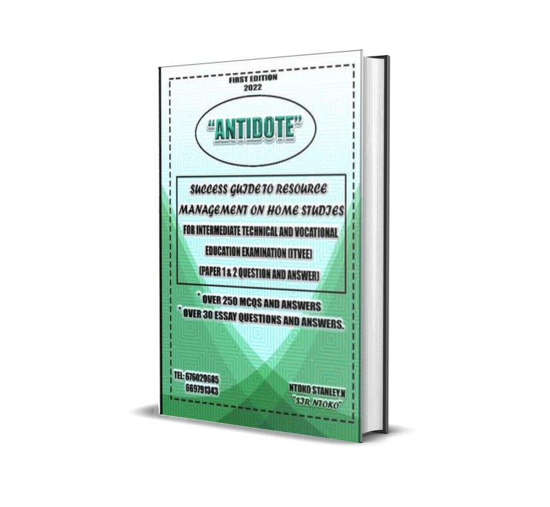 "ANTIDOTE" SUCCESS GUIDE TO RESOURCE MANAGEMENT ON HOME STUDIES FOR ITVEE.