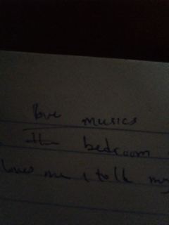 Music lyrics