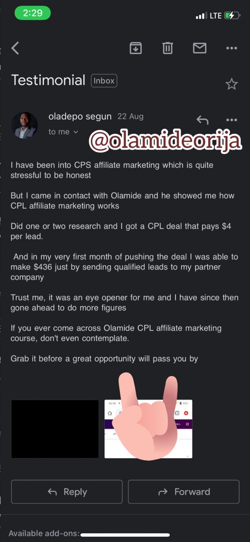 Customer review 15