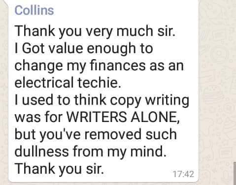 Customer review 1