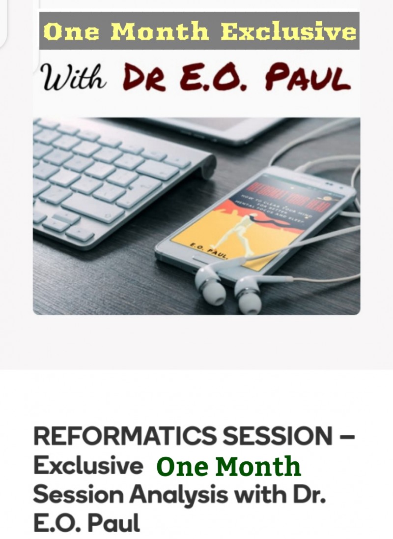 Become Worry Free - Reformatics Session (Exclusive One Month Session)
