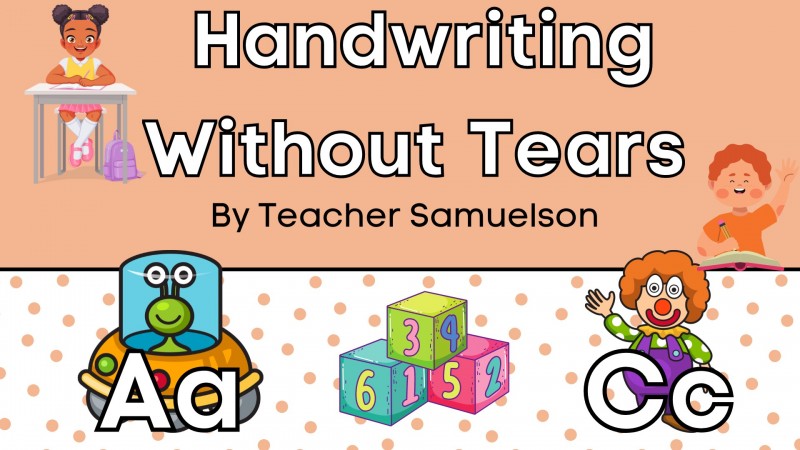 HANDWRITING WITHOUT TEARS TRAINING
