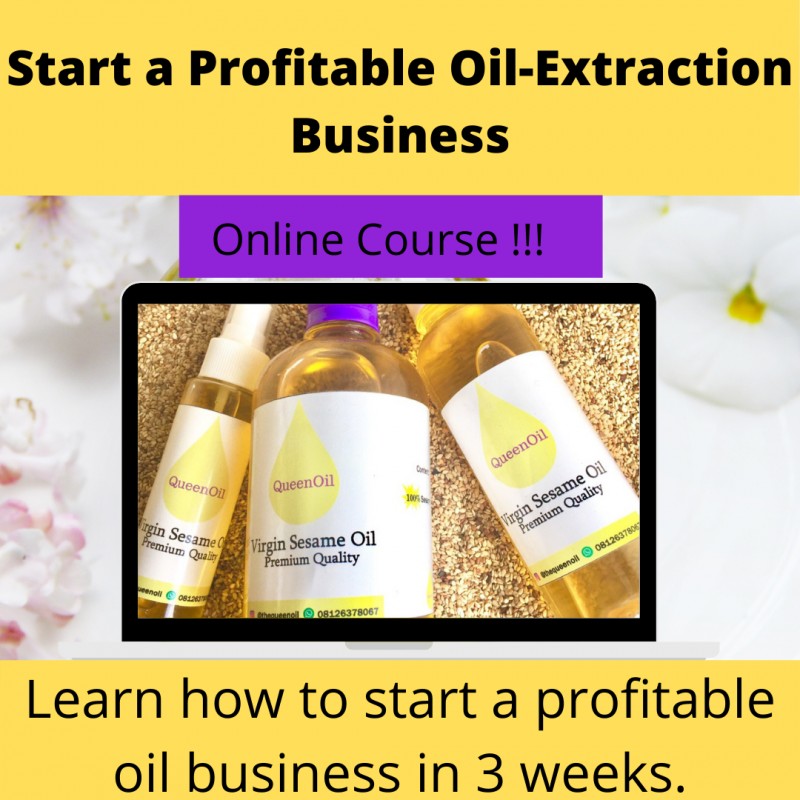 Buy Sesame oil extraction business by Foodpreneurs Hub on Selar.co