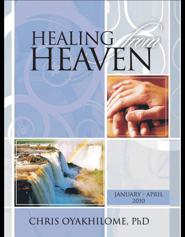 HEALING  FROM HEAVEN BY Chris Oyakhilome, PhD