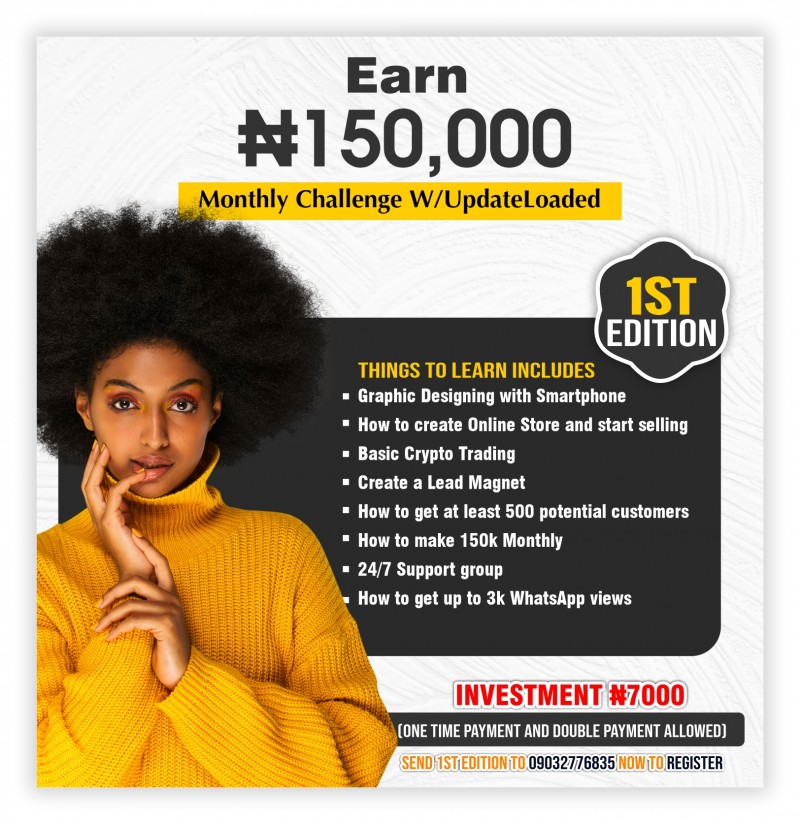 Buy Earn 150k monthly challenge by Ogunjobi Joel Peace on Selar.co