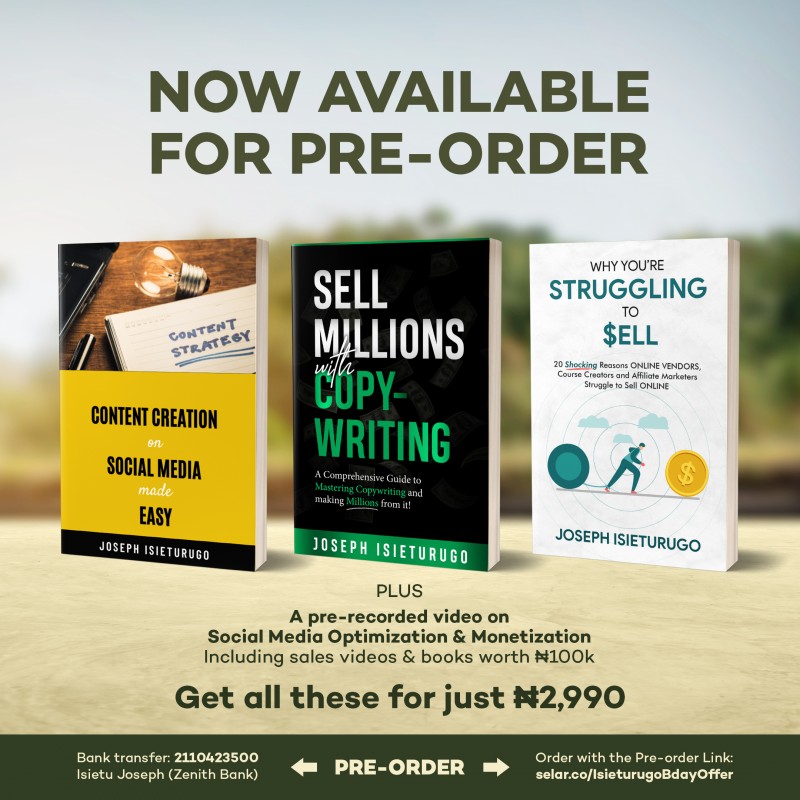 Buy 3-in-1 Books for ONLINE VENDORS by Joseph Isieturugo on Selar