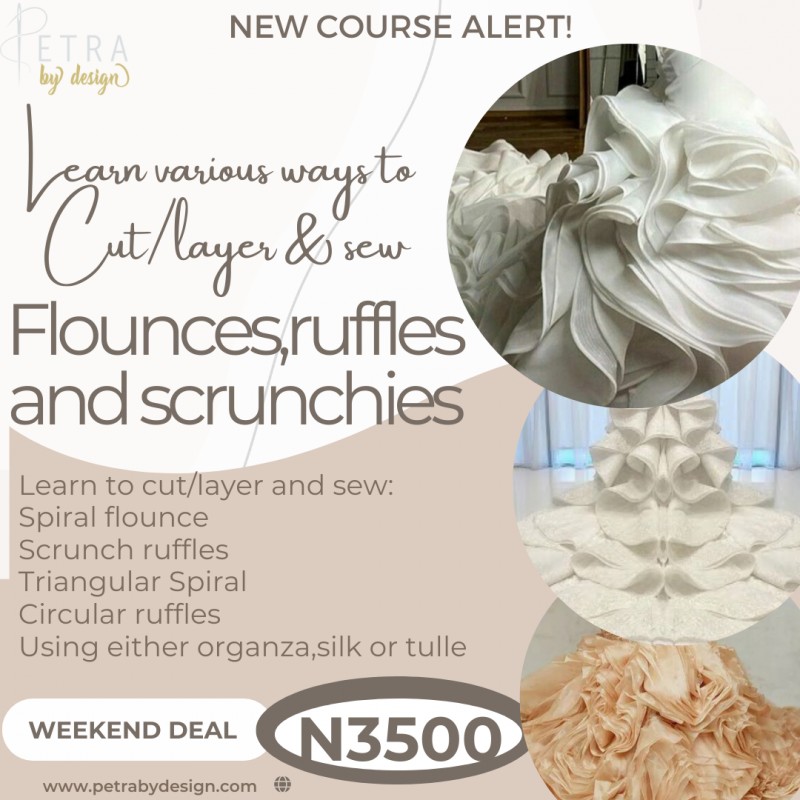 Flounces,ruffles and scrunchies