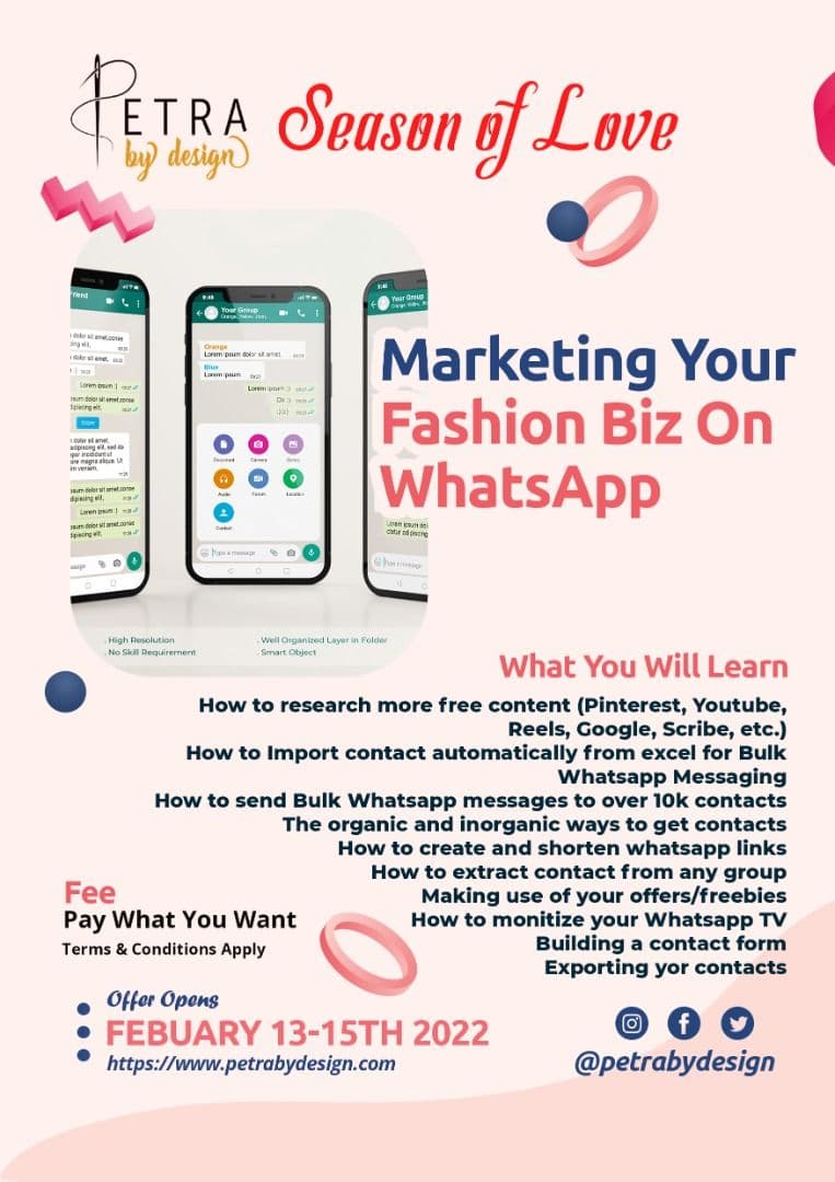 marketing your fashion biz on whatsapp (automation blueprint)