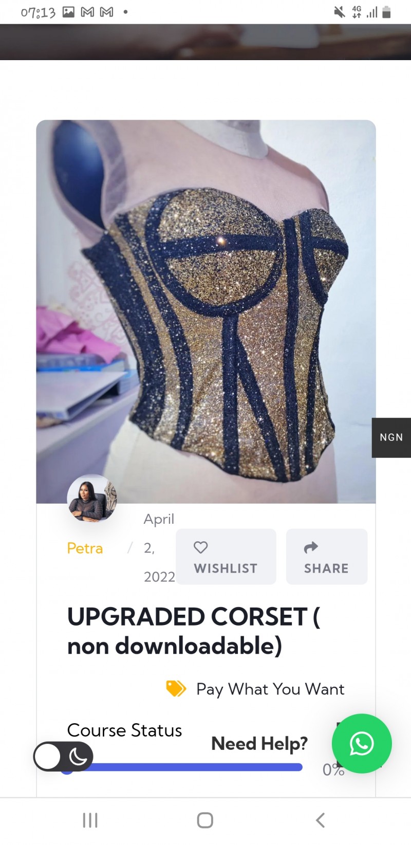UPGRADED CORSET