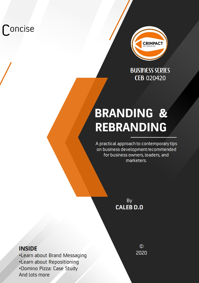 Buy Branding and Rebranding by Prestige Reader on Selar