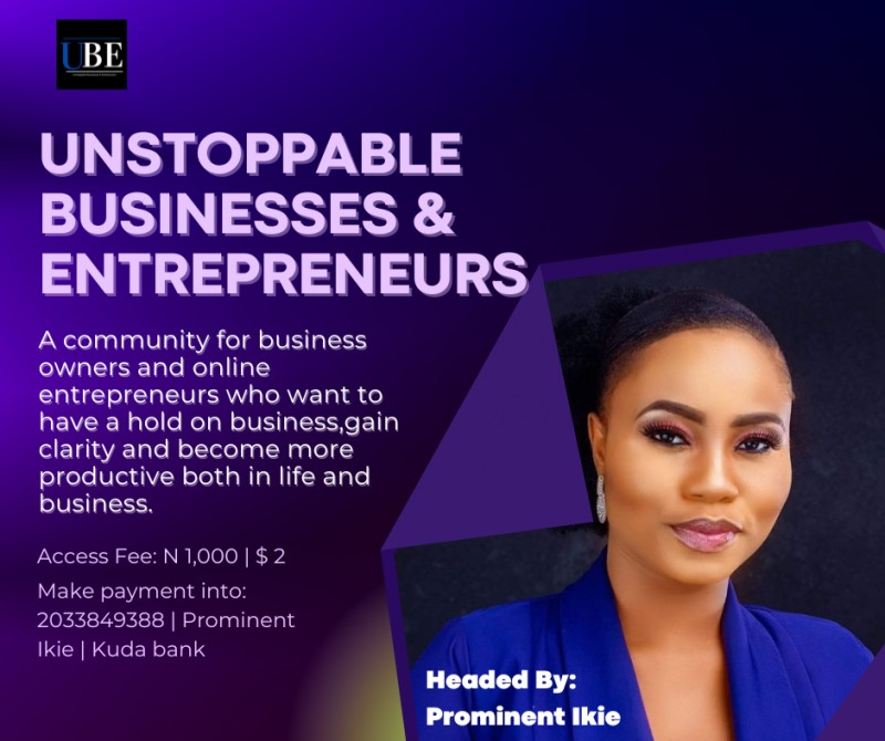 Unstoppable Businesses $ Entreprenurs Community