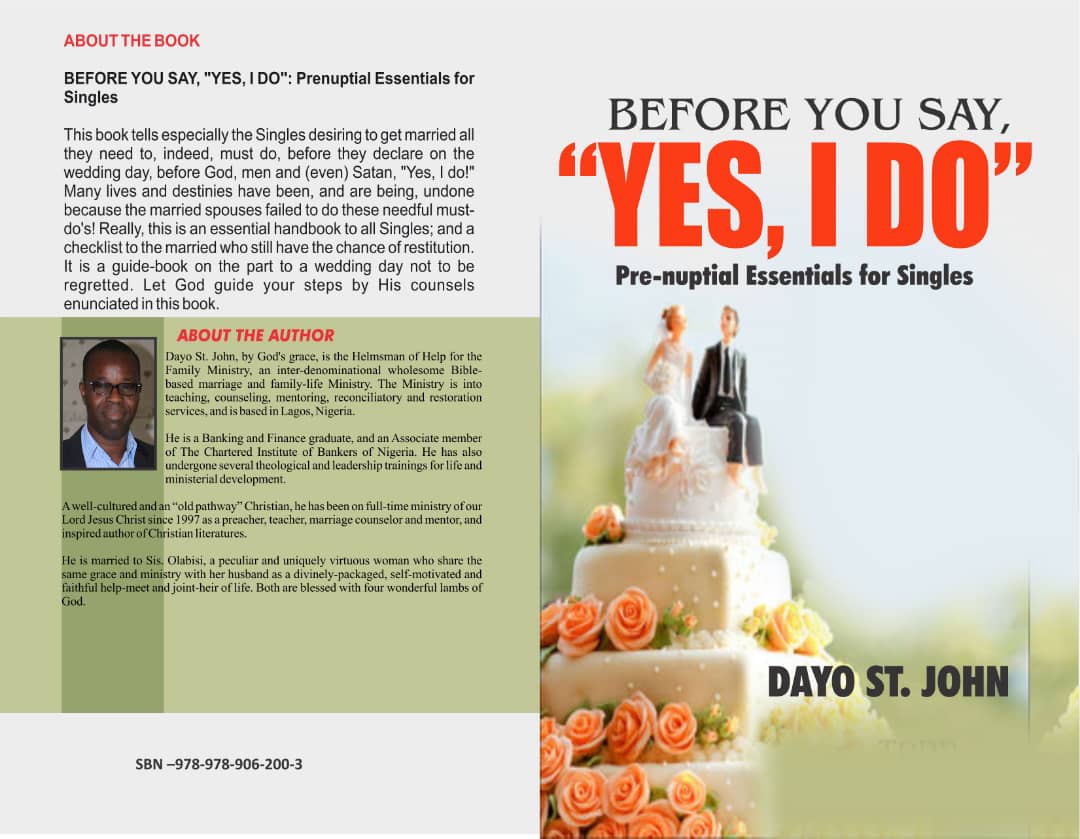 BEFORE YOU SAY, "YES, I DO": Prenuptial Essentials for Singles