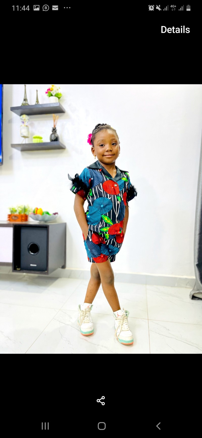 Children Ankara 2piece Summer Clothing