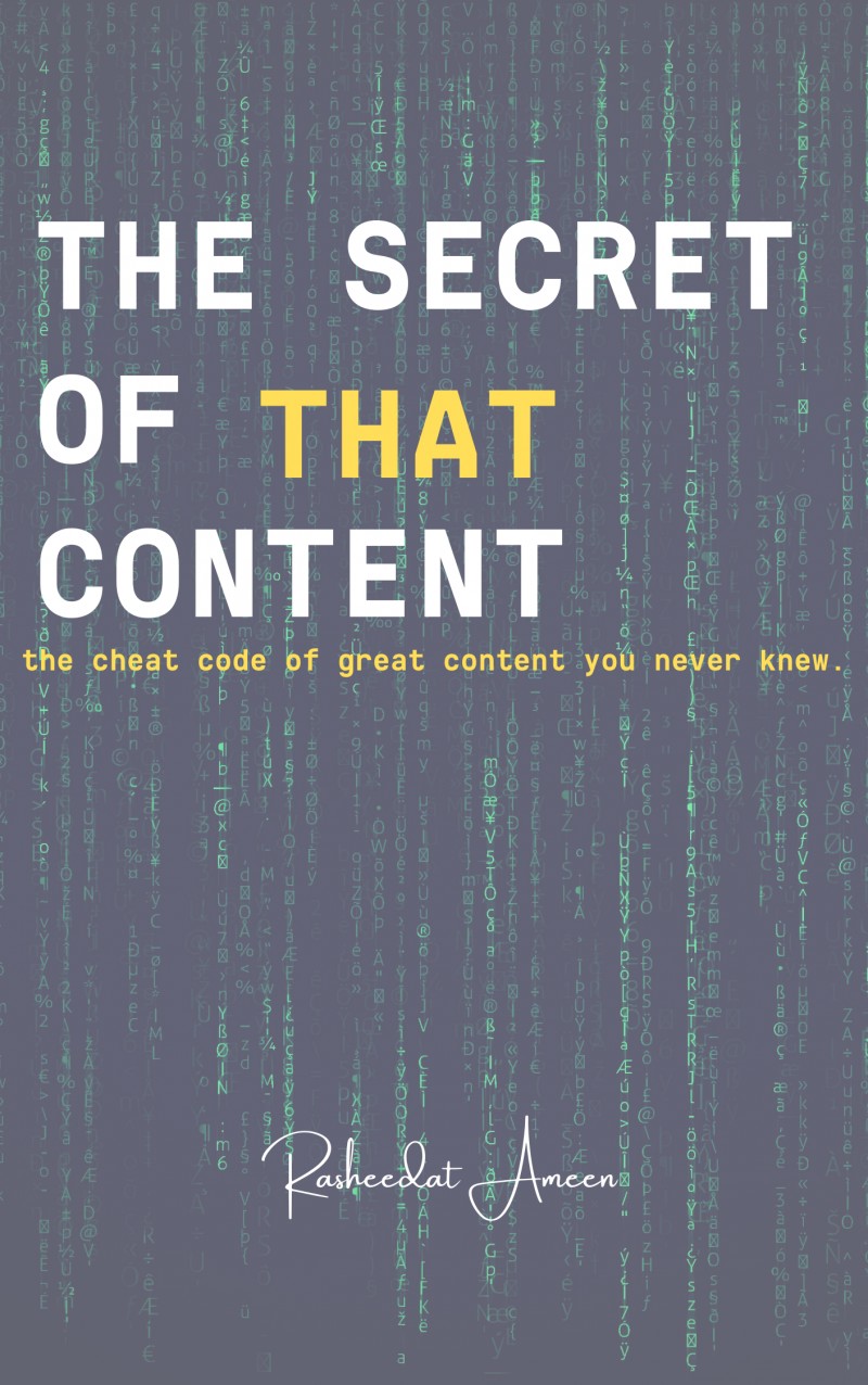 The secret of THAT content