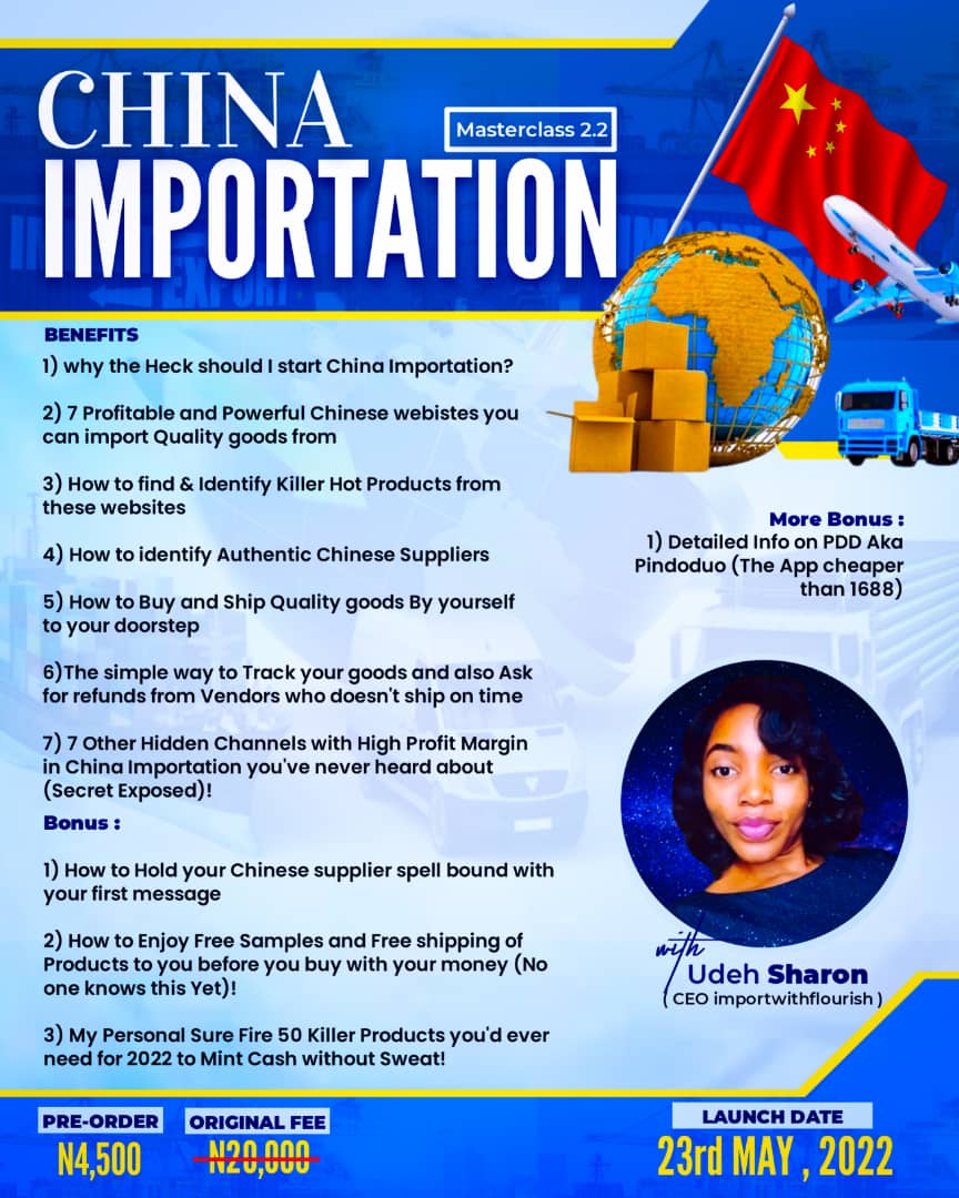 THE CHINA IMPORTATION NINJA COURSE (CINC)