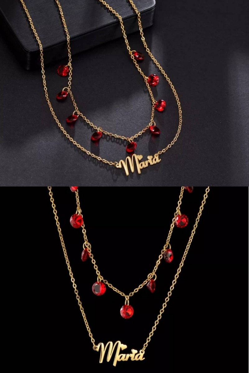 Birthstone necklace
