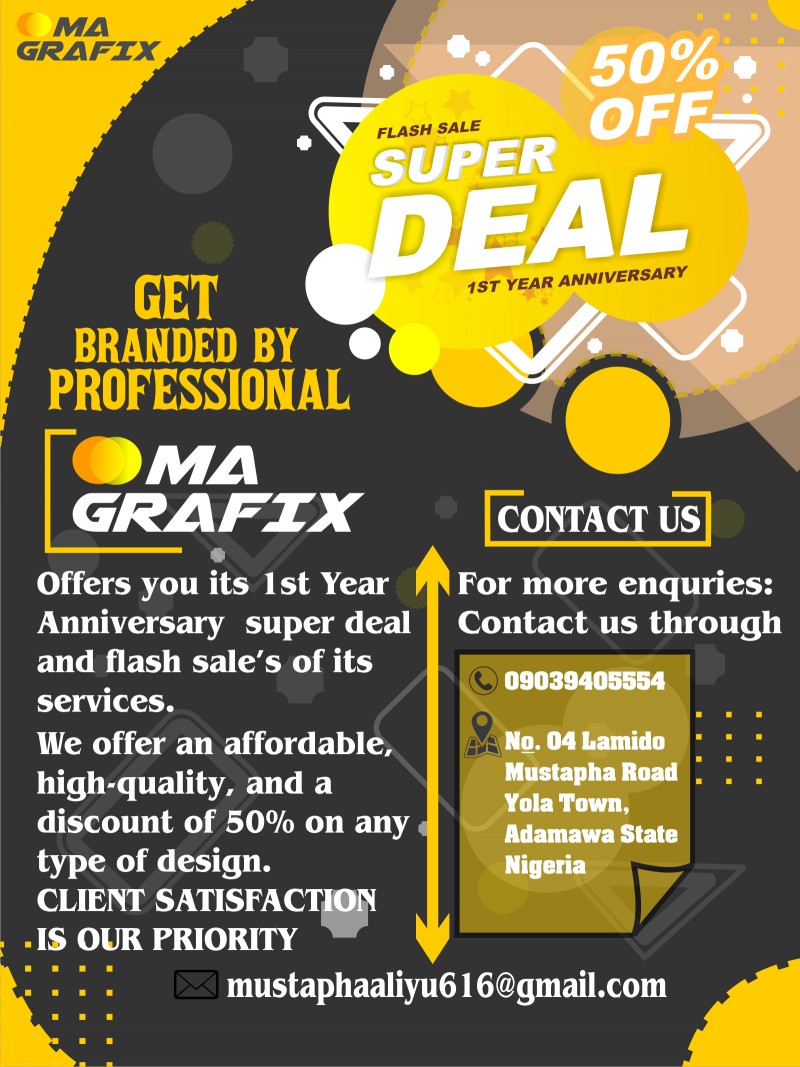 Buy Marketing Flyer by Mustapha Abubakar on Selar