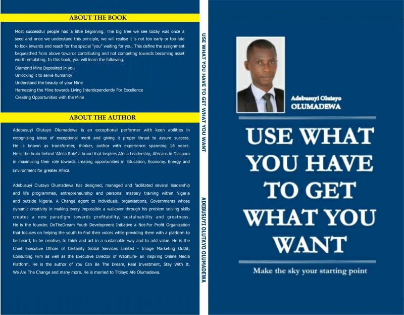 USE WHAT YOU HAVE TO GET WHAT YOU WANT