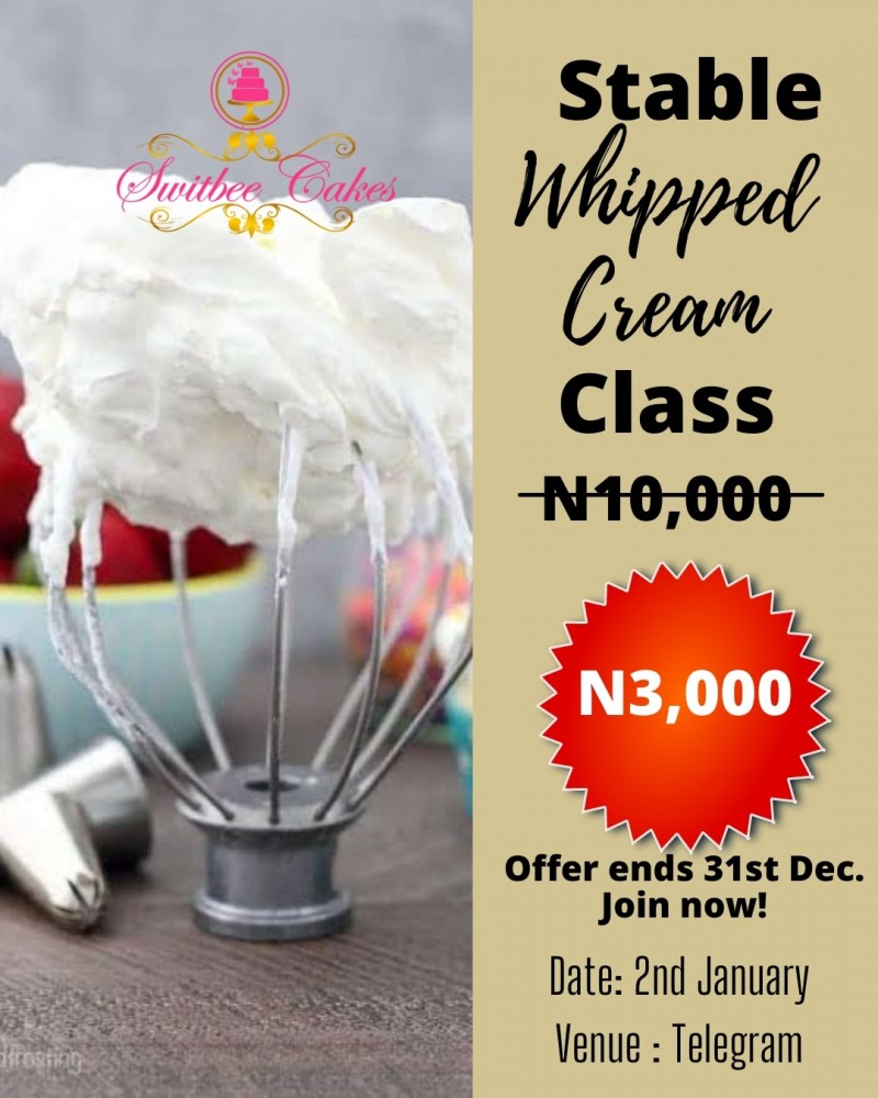 Whipped Cream Class