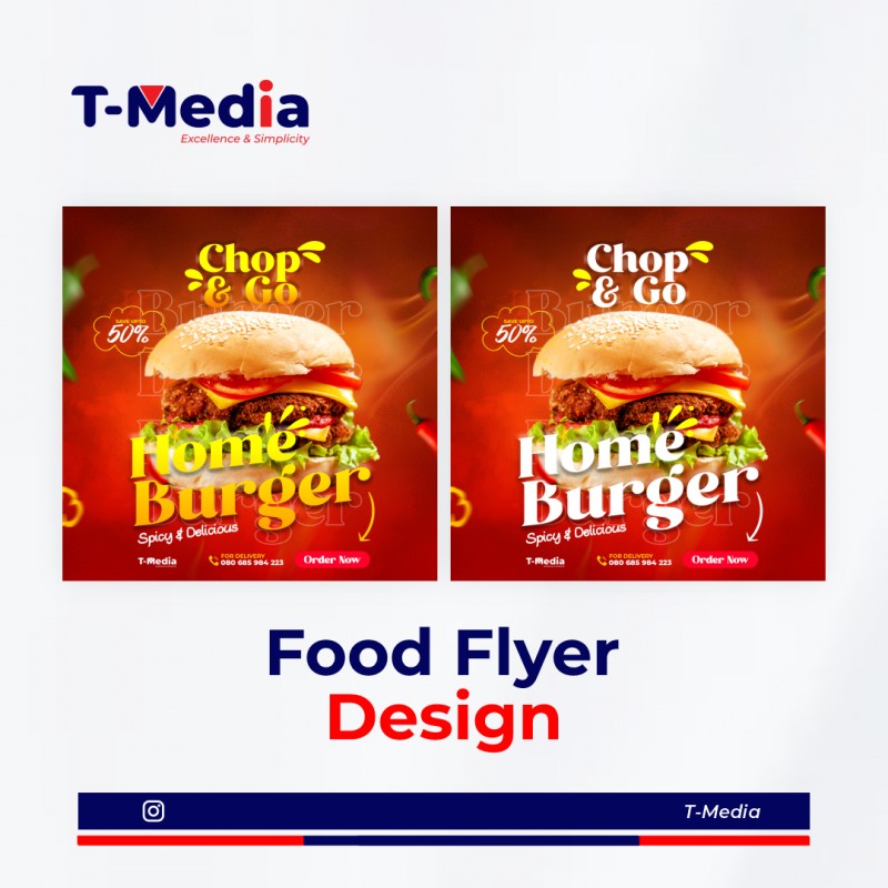 Burger Flyer Design Template (PSD)