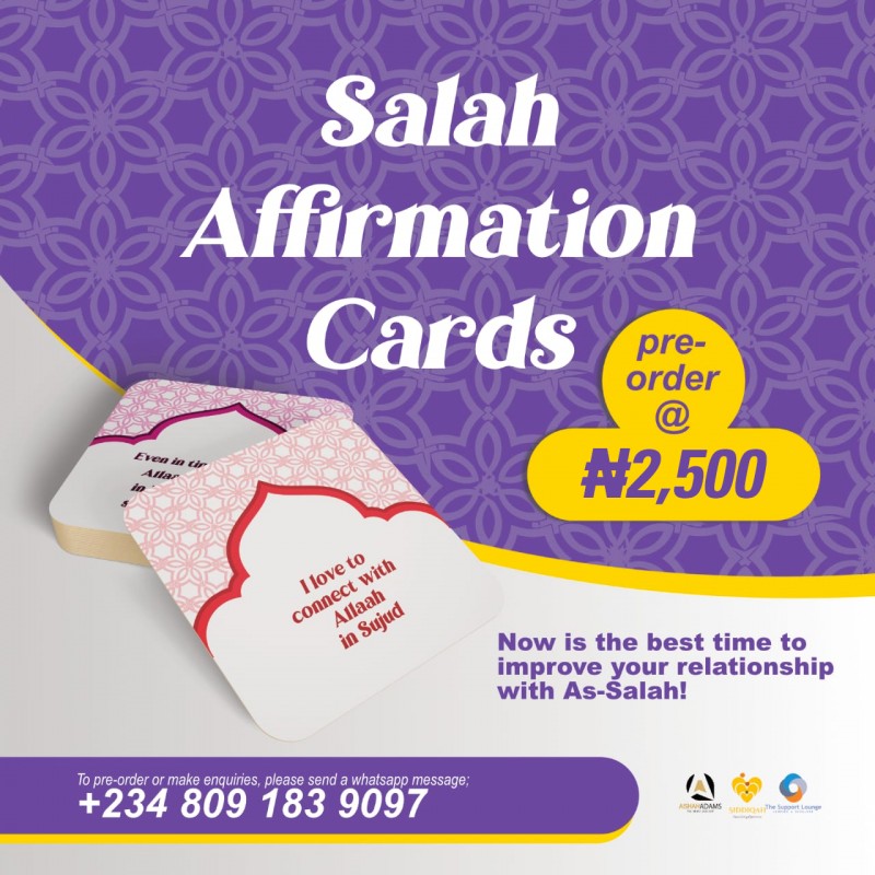 Salah Affirmation Cards
