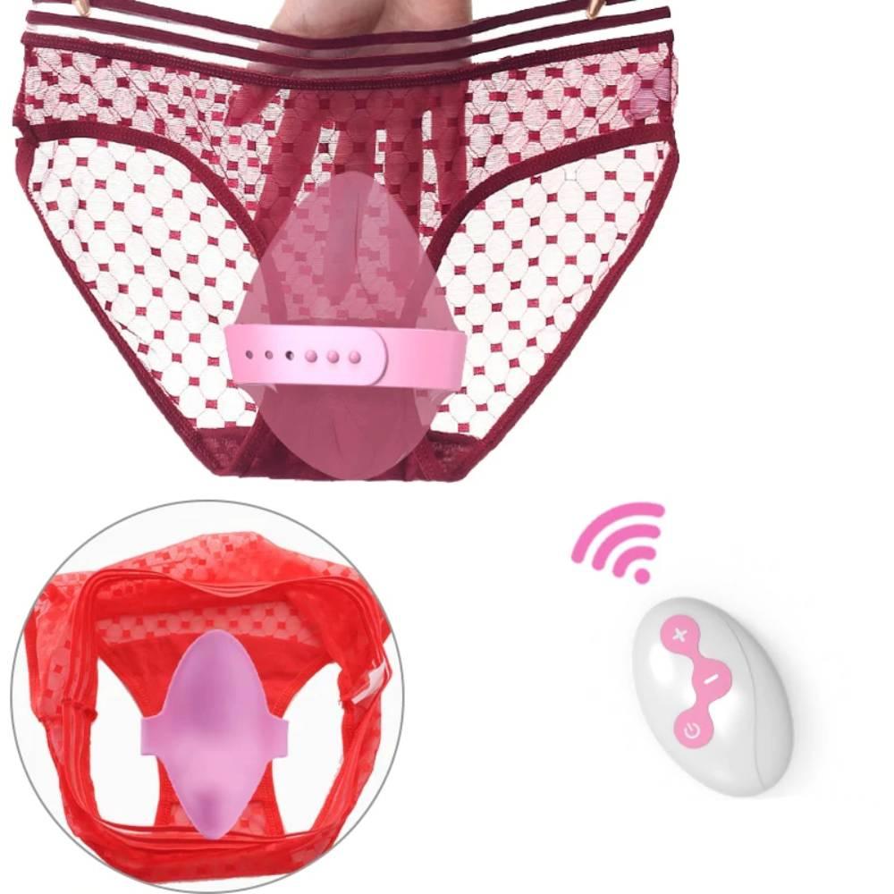 underwear with vibrator Wireless Remote Control Vibrating Panties with Rechargeable Silicone Bullet  Vibrator 10 Speed Combo Set from Dhgate Vibrators