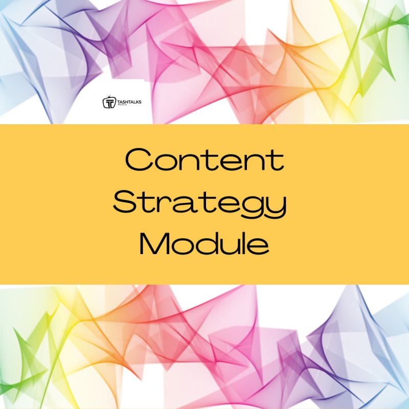 Buy Content Strategy Module by Tashtalks Media on Selar