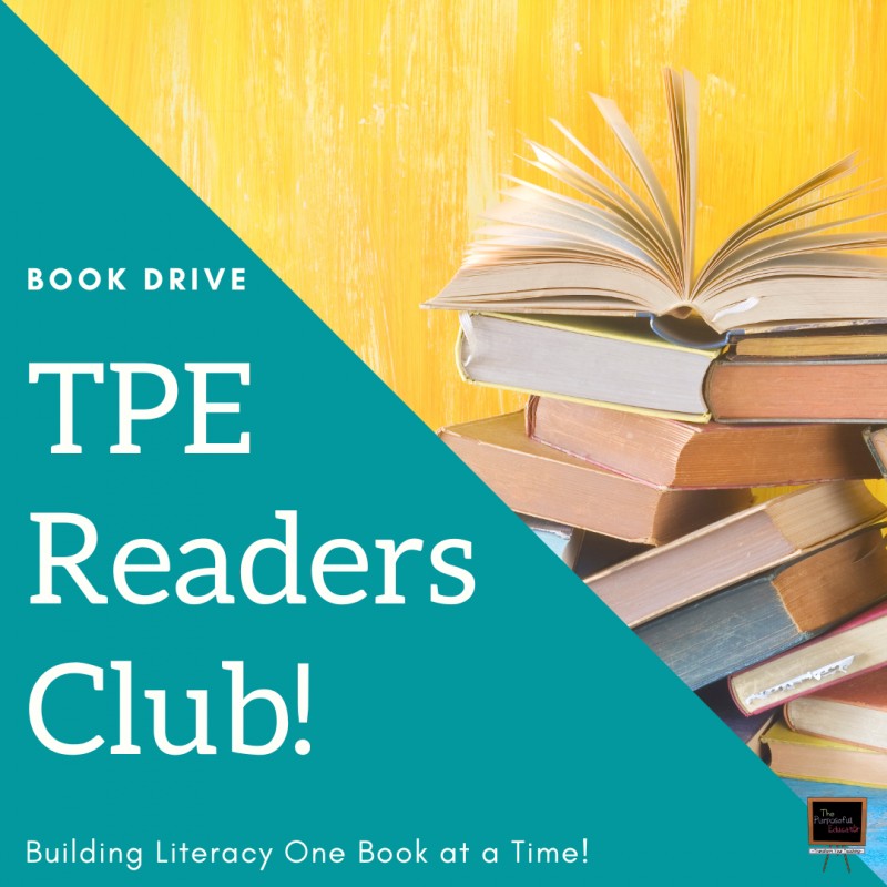 TPE READER'S CLUB BOOK DRIVE