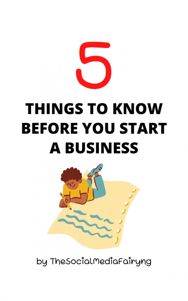 Get 5 THINGS TO KNOW BEFORE STARTING A BUSINESS by The Social Media ...