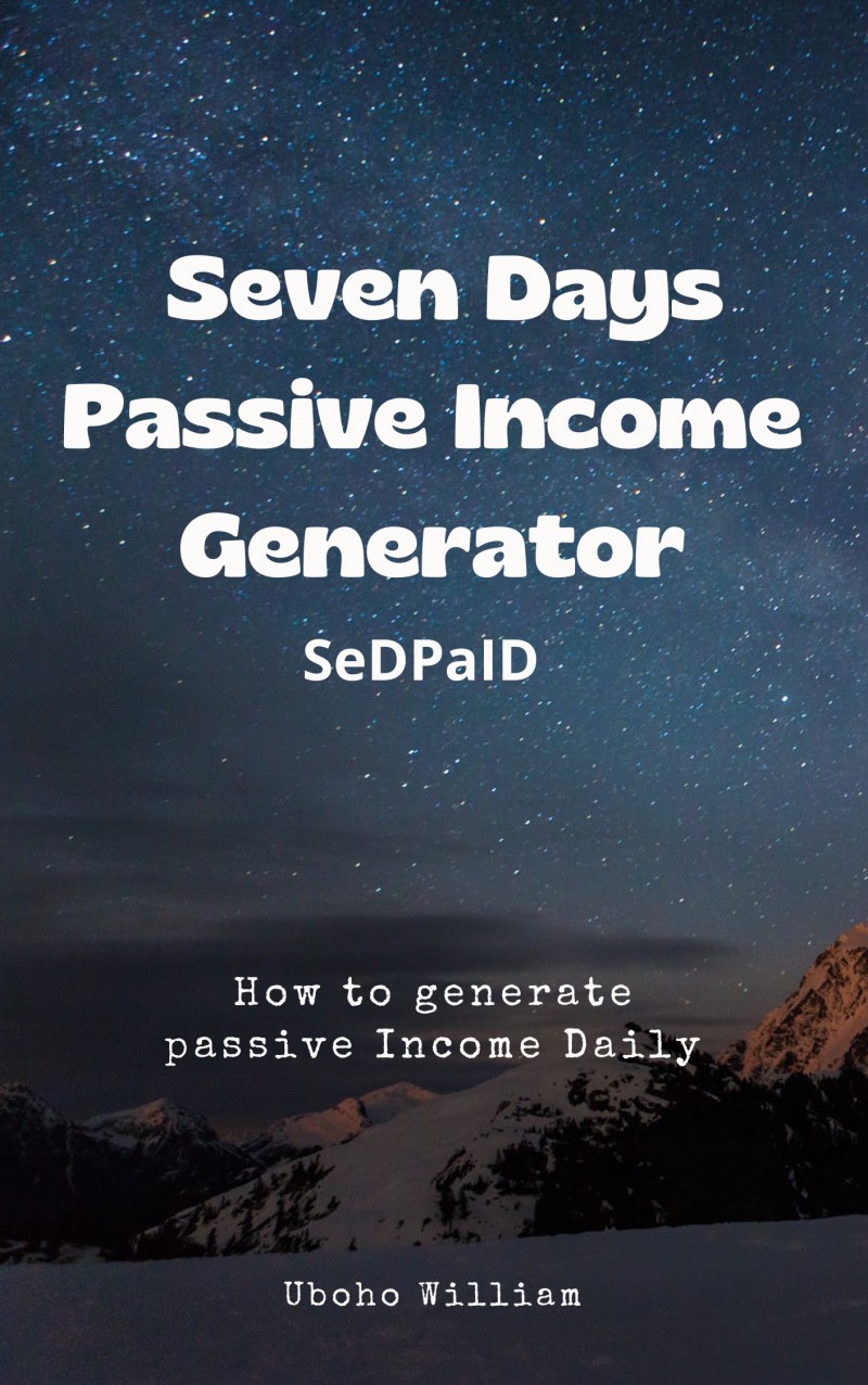 Seven Days Passive Income Generator Course (SeDPaID)