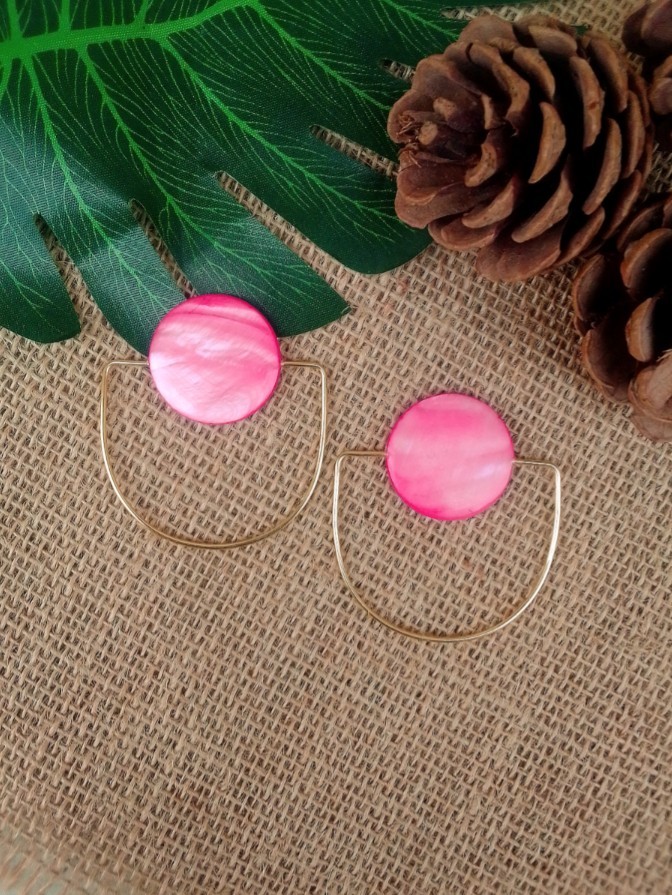 Ada Earrings - Pink