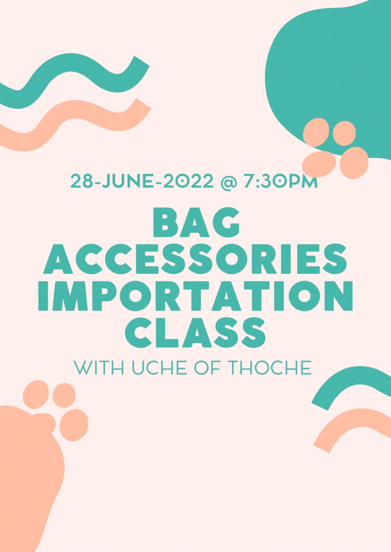 BAG ACCESSORIES  IMPORTATION CLASS WITH THOCHE