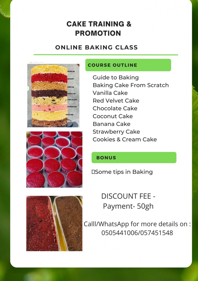 Online Baking Class