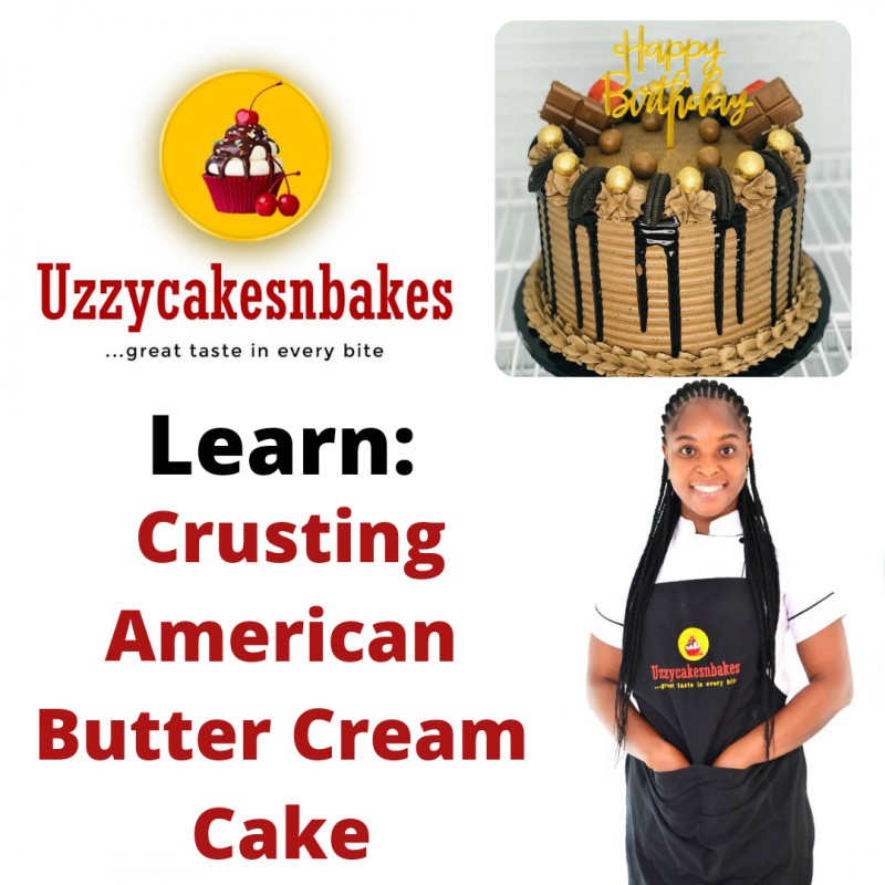 Crusting American Butter Cream Cake