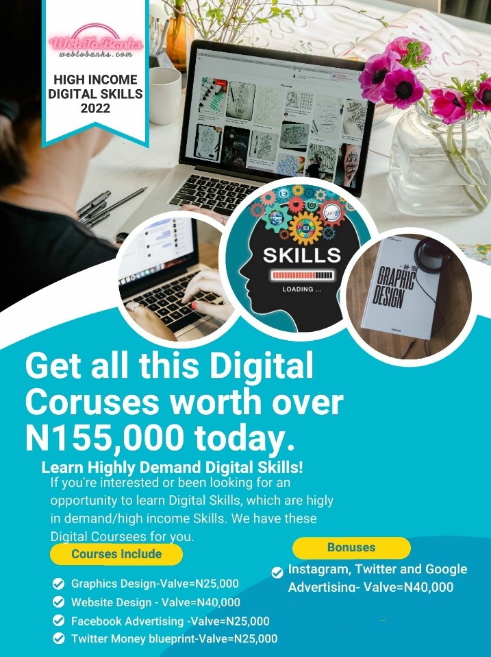 7 HIGH INCOME DIGITAL SKILLS COURSES + BONUSES