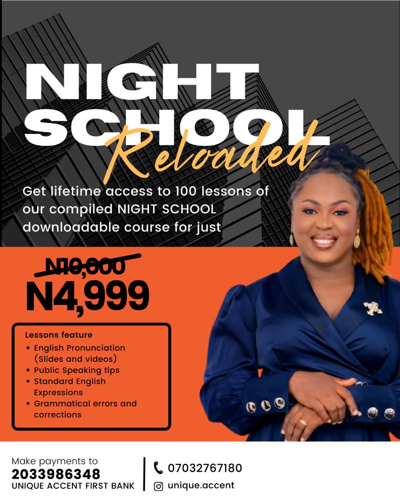 NIGHT SCHOOL ONLINE COURSE RELOADED
