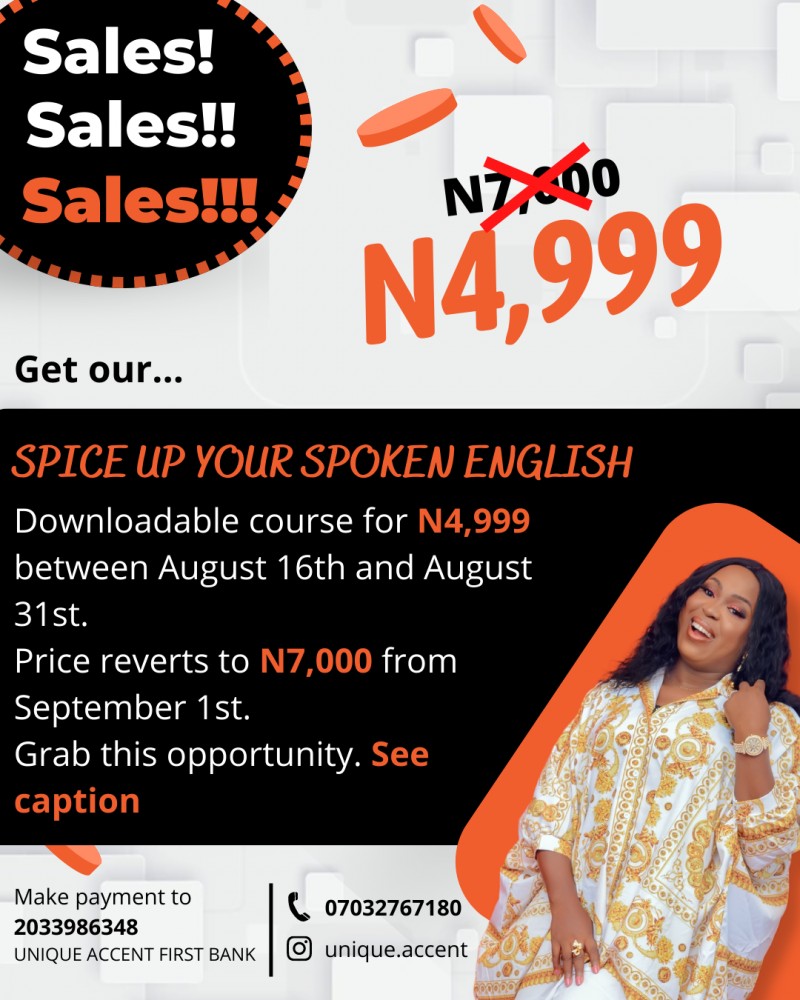 Spice up your spoken English