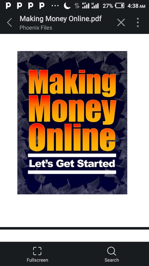 Making money online