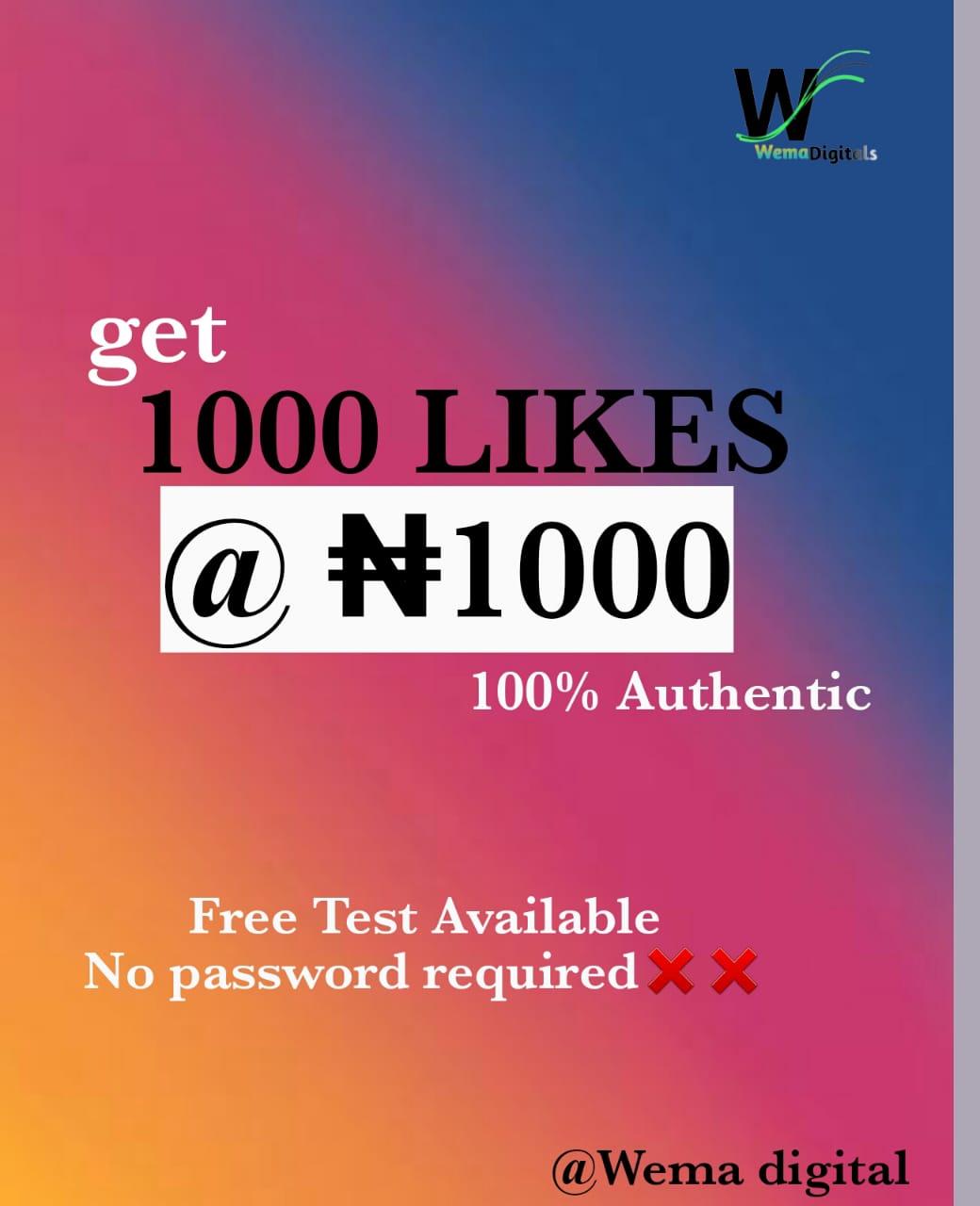 1000 Instagram Likes