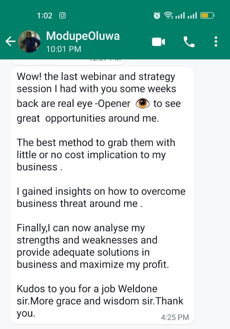 Customer review 1