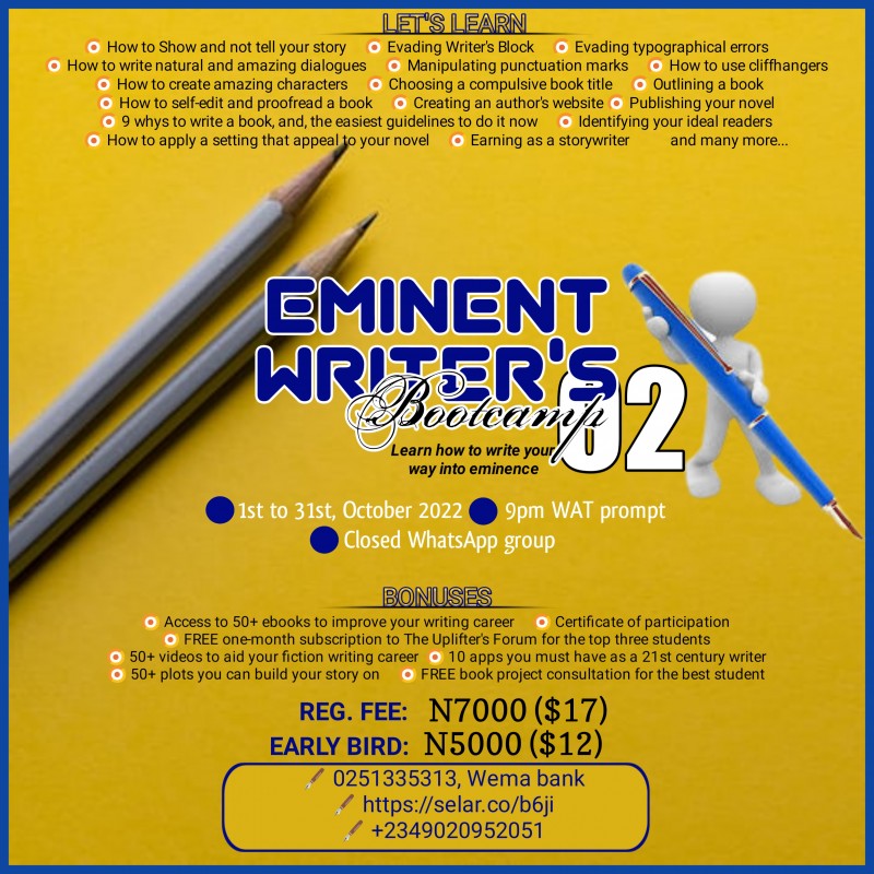 Eminent Writer's Bootcamp