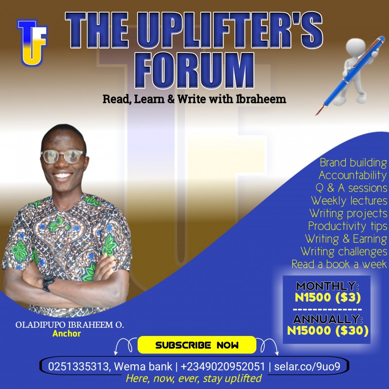 The Uplifter's Forum