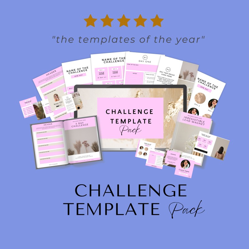 Buy Challenge Template Pack by Abigail Dzama Anderson on Selar.co